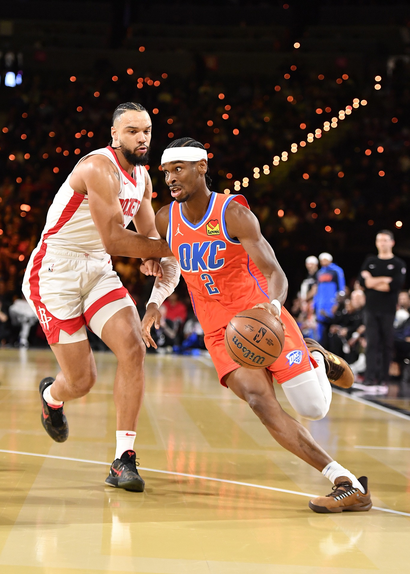 雷霆绝杀火箭，拉文统治全场